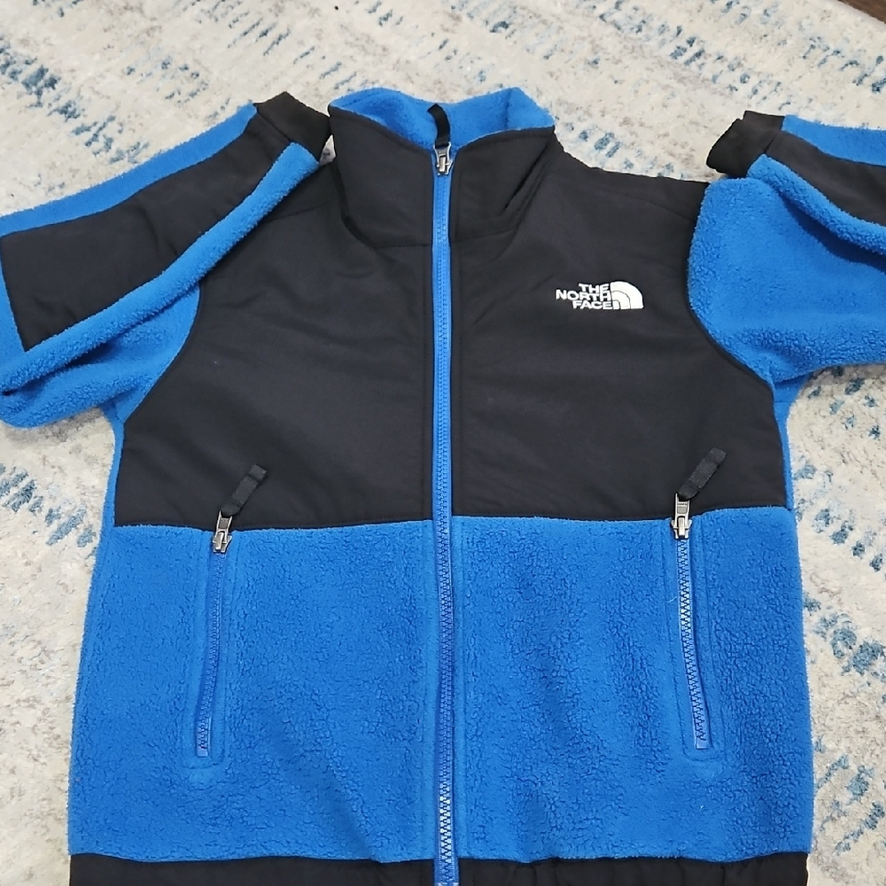 The North Face Denali Black and Blue